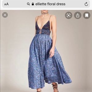 Elliette Floral Leni Dress in Liberty Print